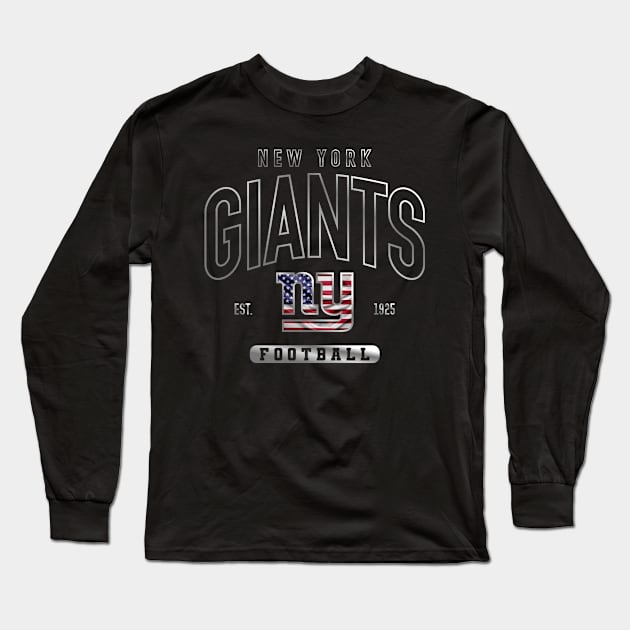 Ny Giants Football Club Long Sleeve T-Shirt by BeeFest